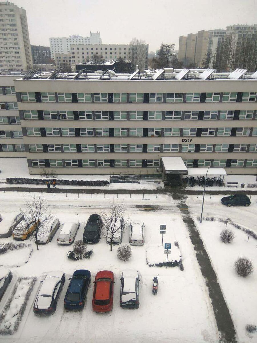 Вид на общежитие