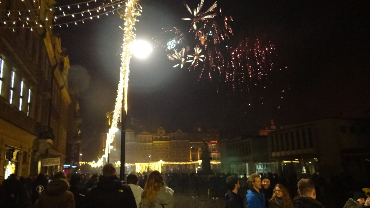 Познань. Празднование Нового 2018 Года