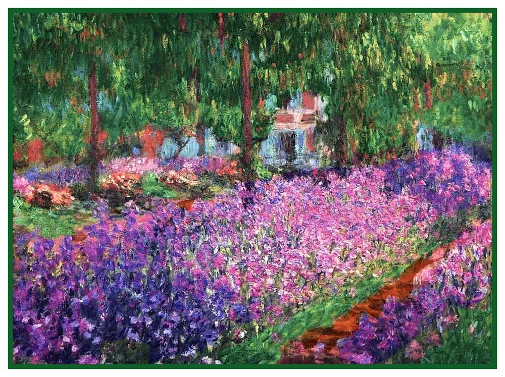 Бауманский сад моне. В зимнем саду Моне. Claude Monet Irises in Giverny.