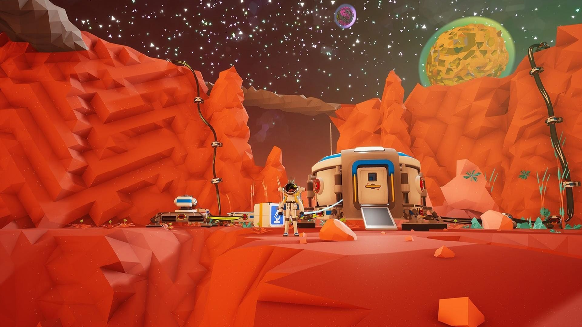 База на одной из планет в Astroneer