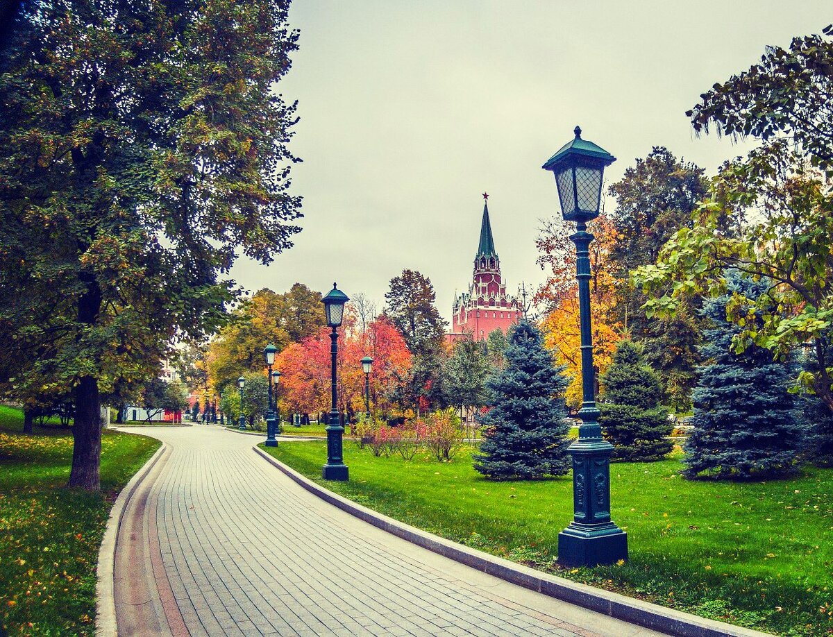 Александровский сад Москва Нижний сад