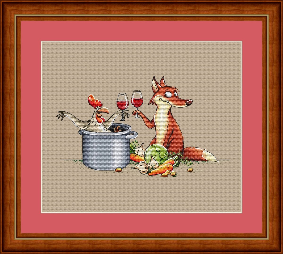 "Званый ужин" - автор схемы Надежда Нагорная https://vk.com/magic_stitch_by_n.nagorna?z=photo-135499785_457256613%2Falbum-135499785_280677393