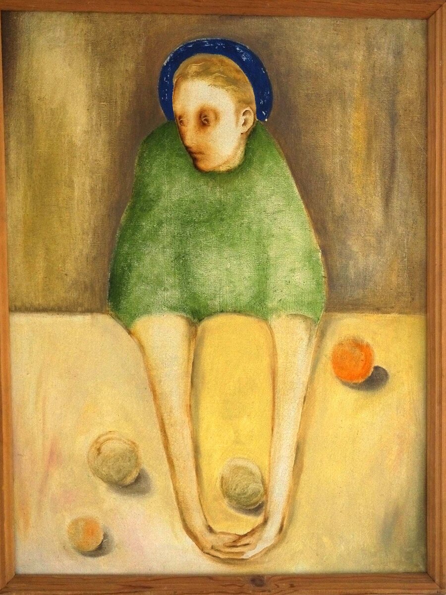 Акулова Евгения Девочка с персиками 1991 г #андеграунд22 