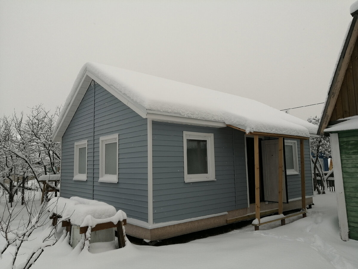 Домик неделю назад