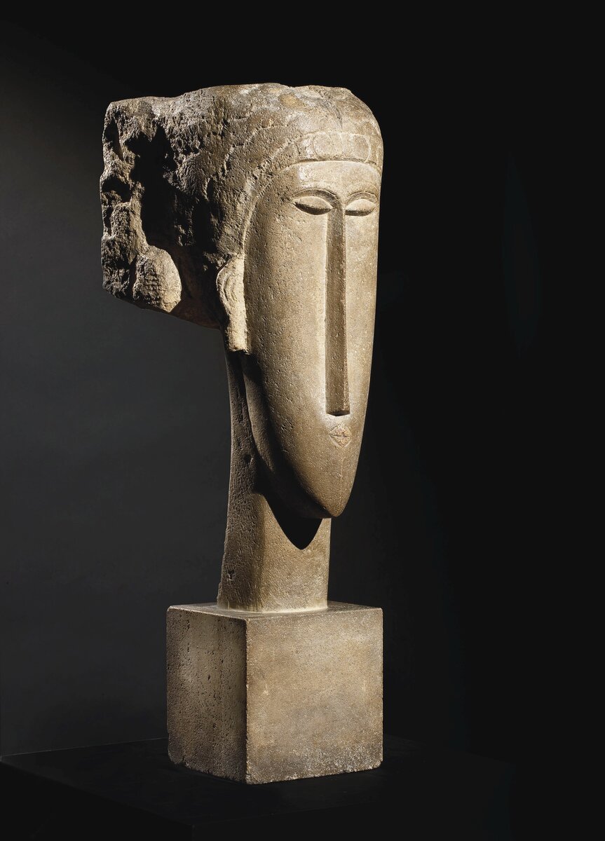 Амедео МОДИЛЬЯНИ Голова. Ок. 1910—1912 Фото: Christie’s
Источник: artmarketmonitor.com

