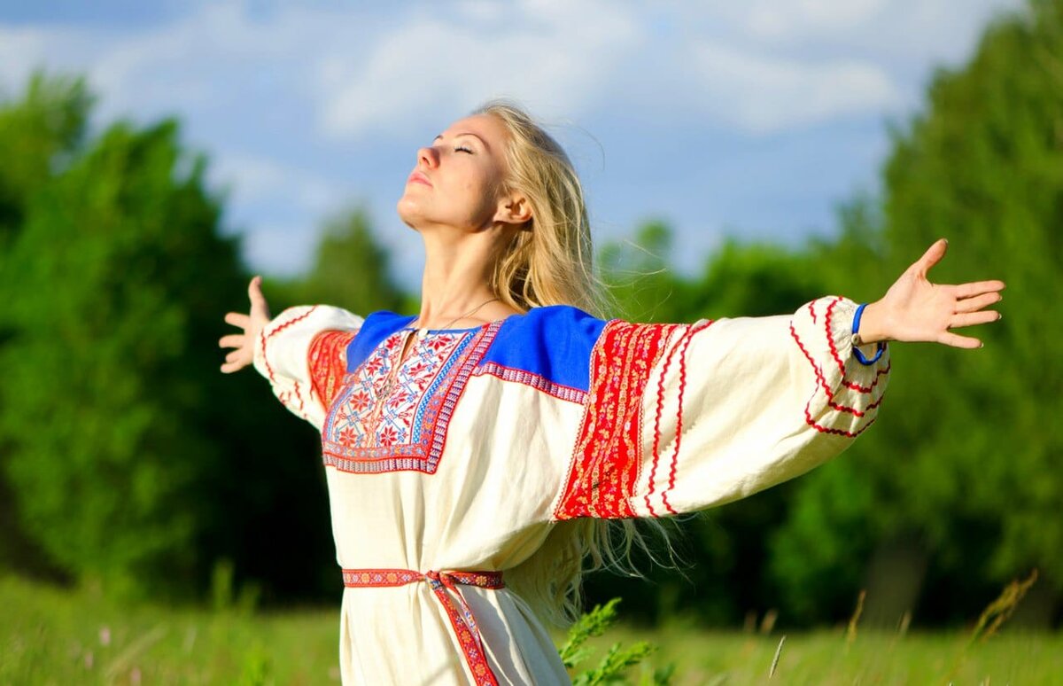 Русско народные люди картинки
