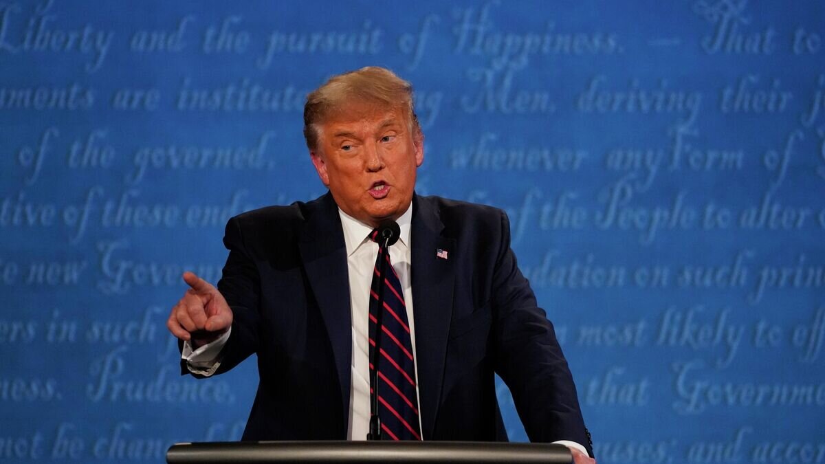    Дебаты Трампа и Байдена в США© AP Photo / Julio Cortez