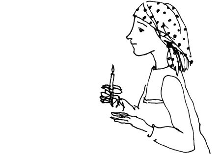 Юлия Кузнецова. Рисунок к книге «Помощница ангела»