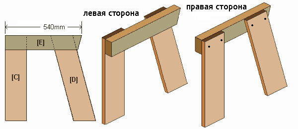 Создание скамейки садовой со спинкой своими руками