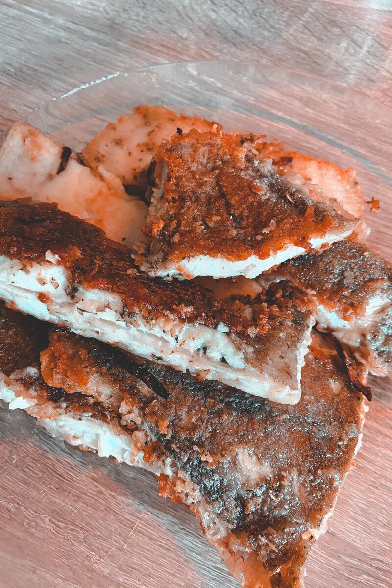 Жаренная камбала