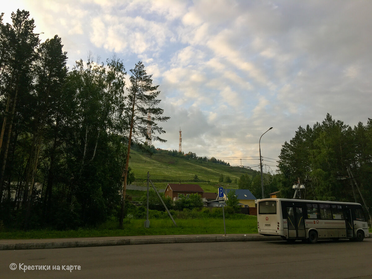Конечная остановка автобусов "Академия биатлона", Красноярск
