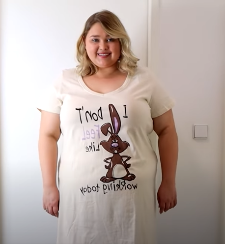 Домашнее платье, Таня купила через интернет