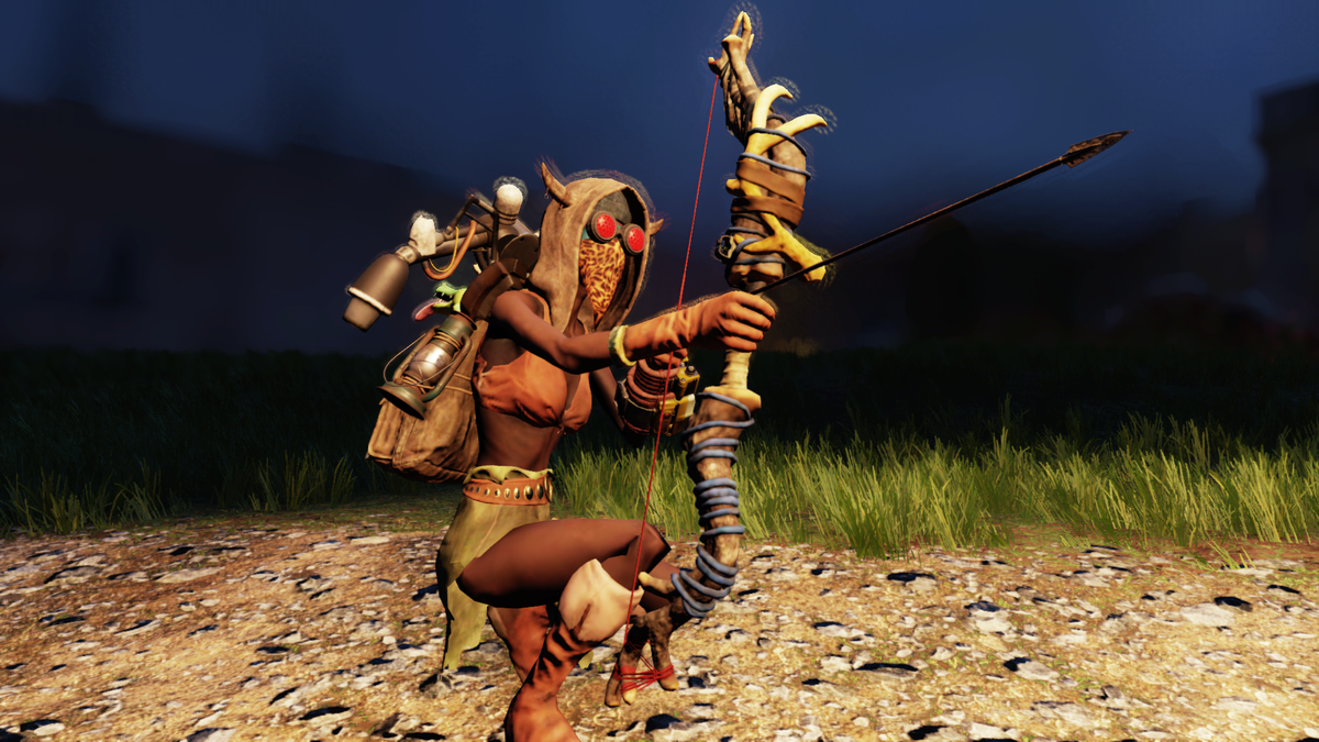 Fallout 76: окровавленный взрывной лук выжившего