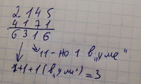 Вот так считали школьники "столбиком" во времена моего детства.
