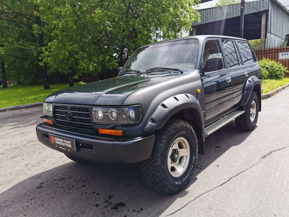 Toyota Land Cruiser 80. Покраска в HELMET и шумоизоляция салона | Rubber  Paint | Дзен