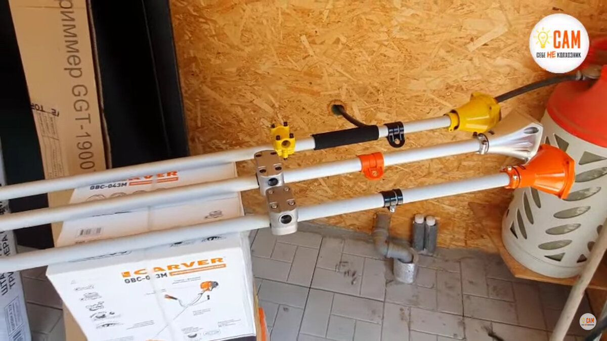 У всех триммеров валы жесткие, на подшипниках.