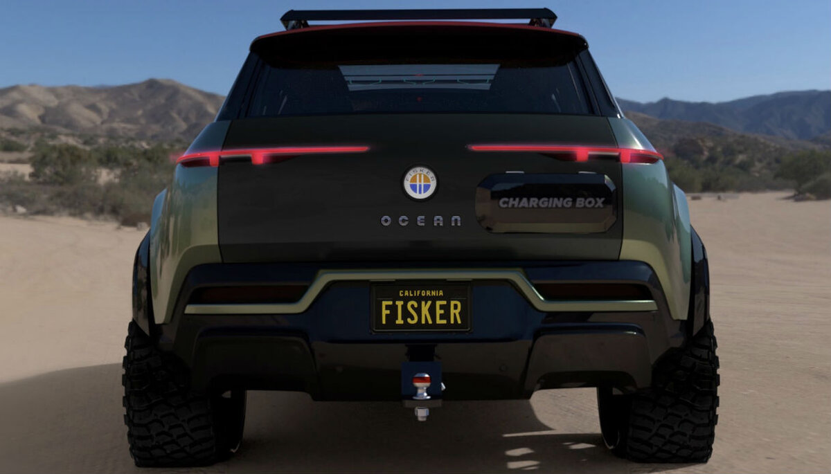 Fisker Ocean, электрический внедорожник, разработанный дизайнером некоторых из самых красивых роскошных автомобилей.