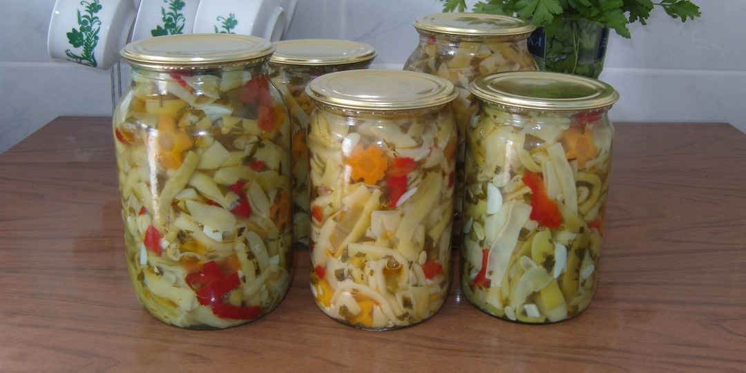 Турша из стручковой фасоли. На зиму.