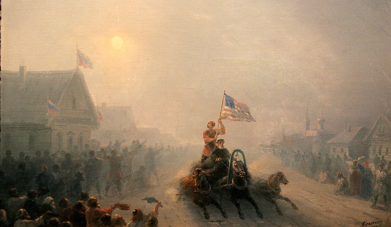 Раздача продовольствия. 1892 г.