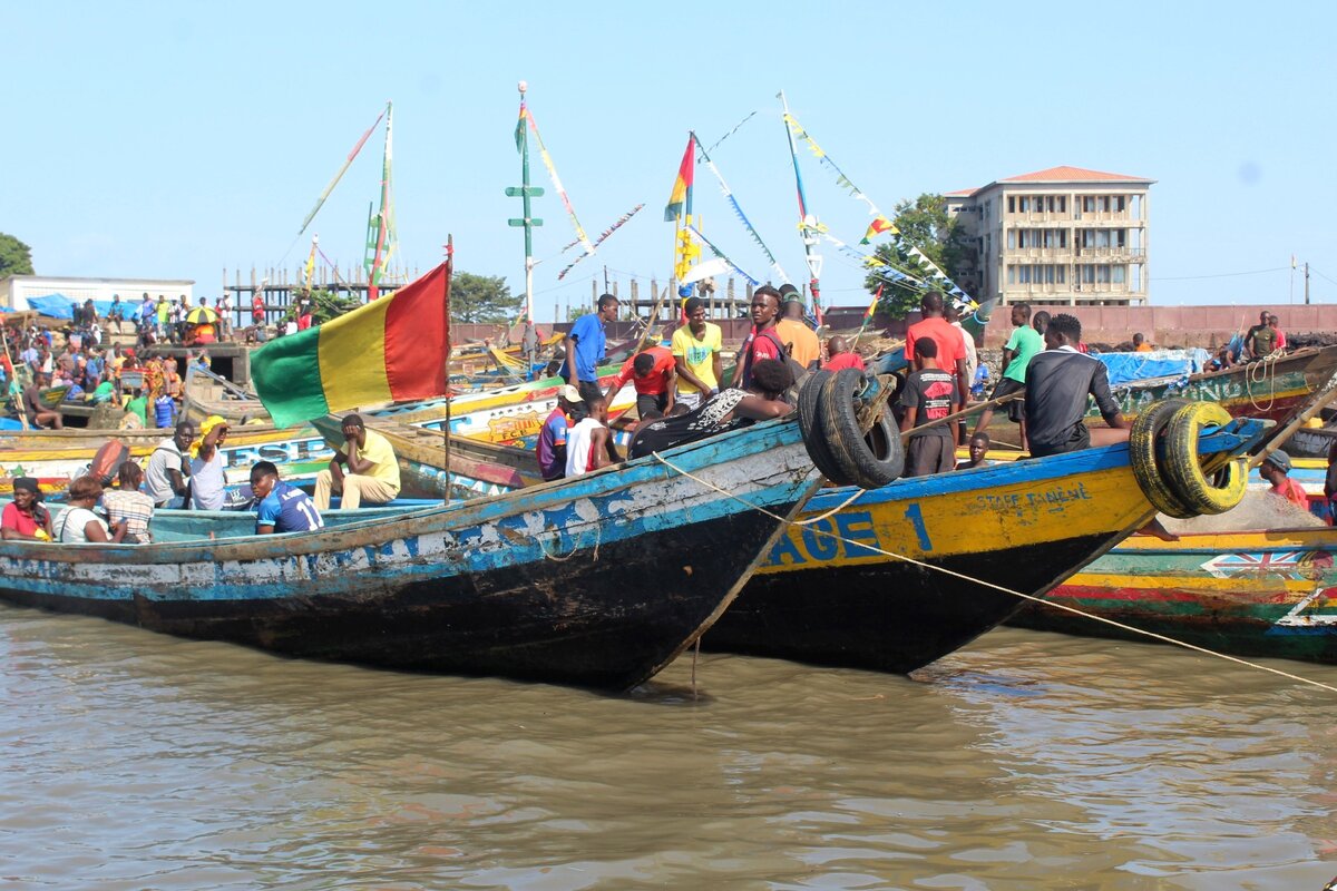 Место высадки в море