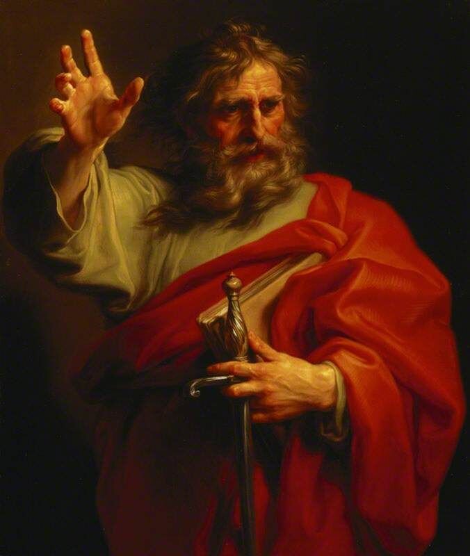 The Athenaeum - God and the Twelve Apostles - Saint Paul (Pompeo Batoni )