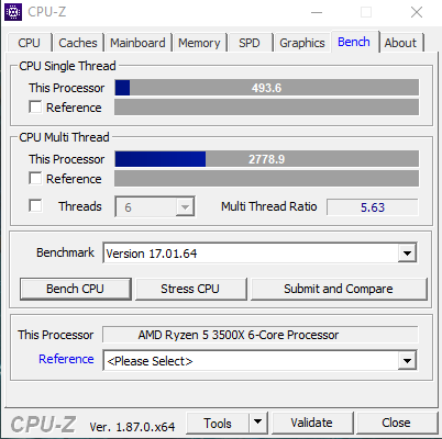 Данные из утилиты CPU-Z