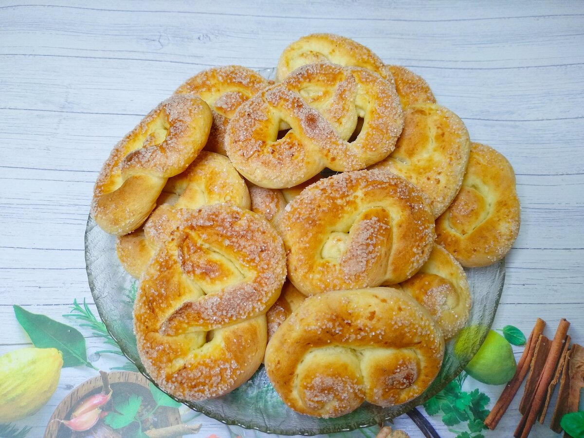 Крендель с творогом