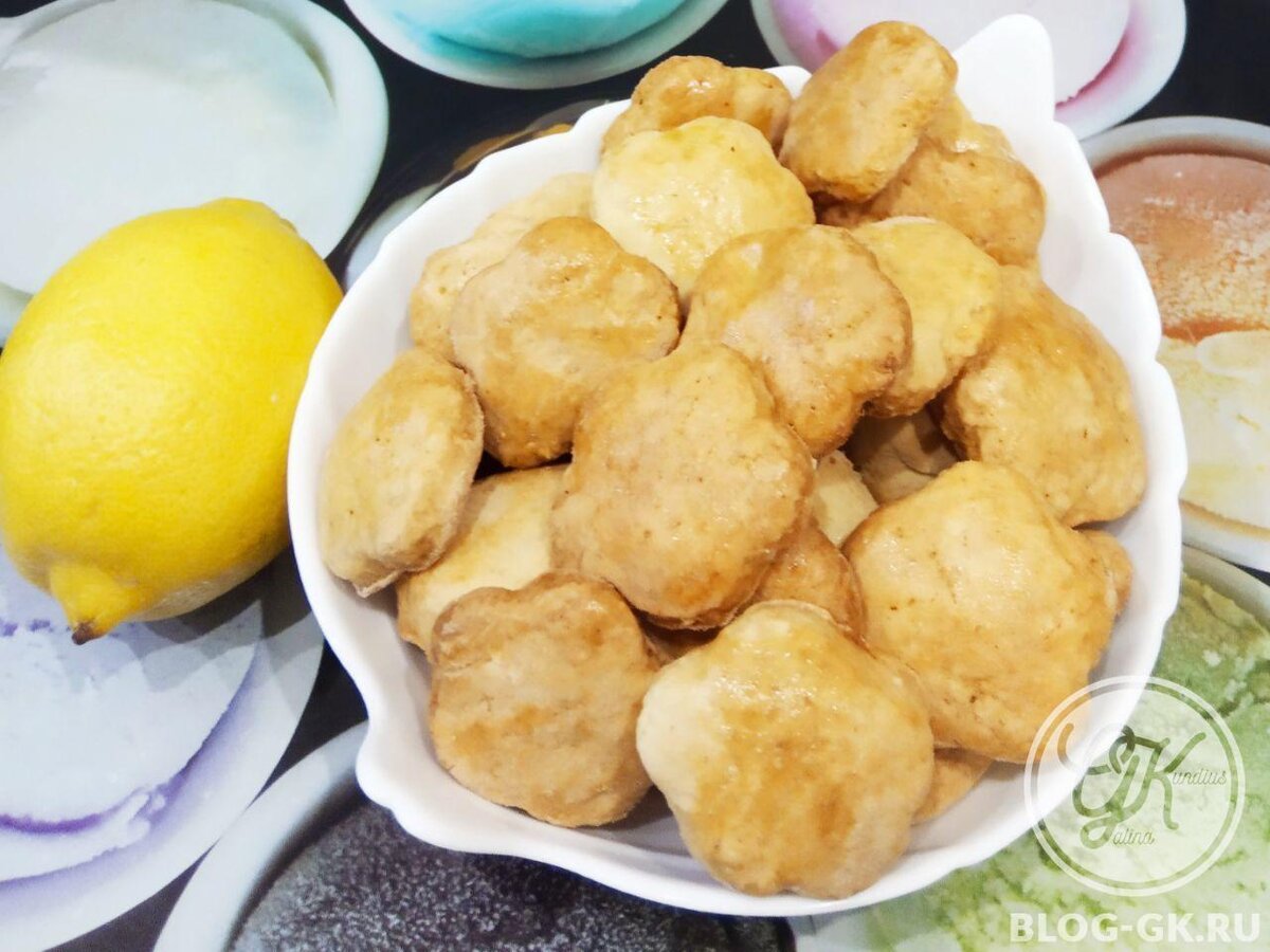 Лимонное печенье
