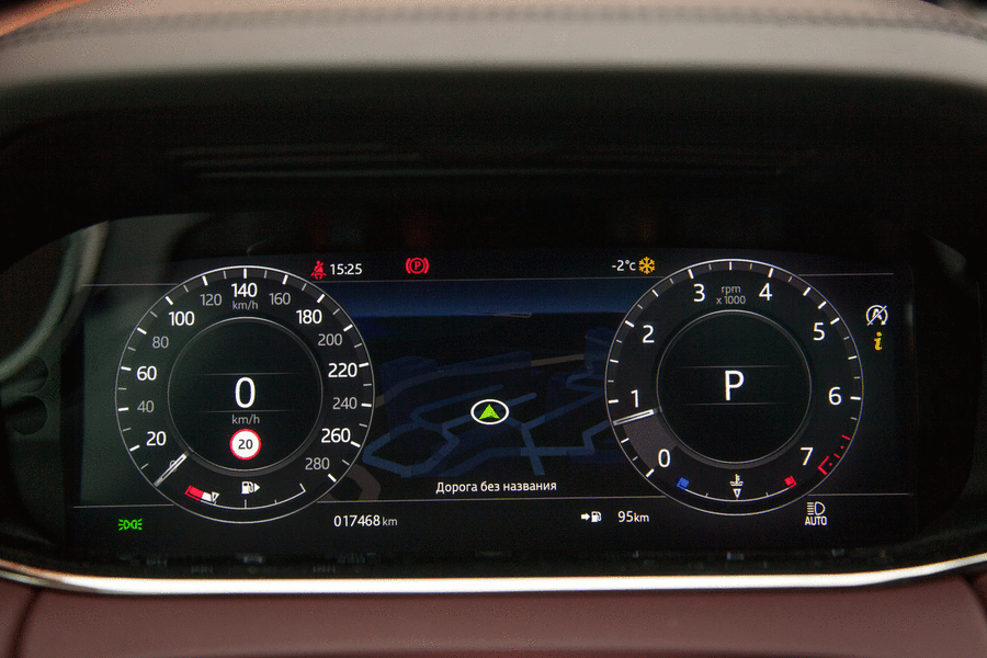 Виртуальная приборная панель отлично читается