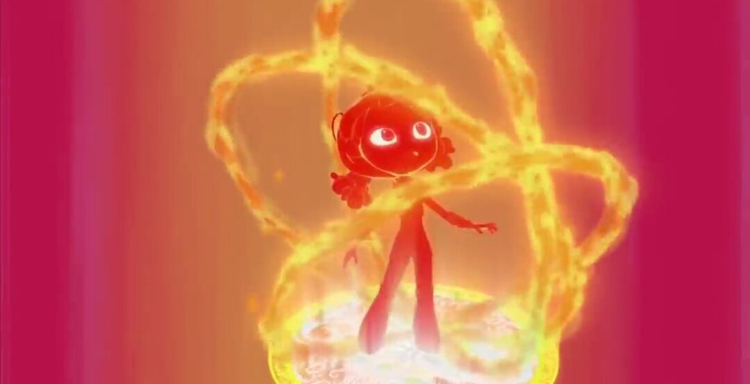 Алёнка с ключом огня