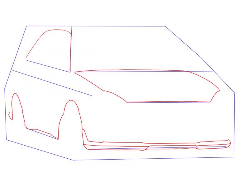 Интересные и несложные способы рисования машин разных моделей