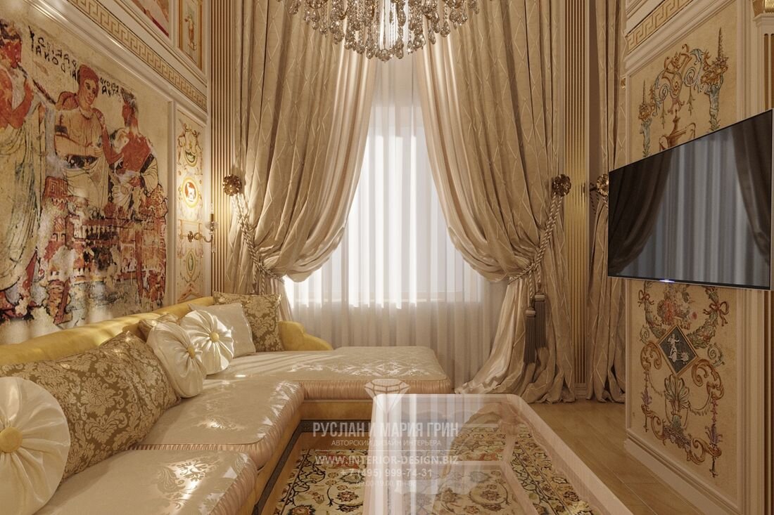 Дизайн элитной двухуровневой квартиры в Москве