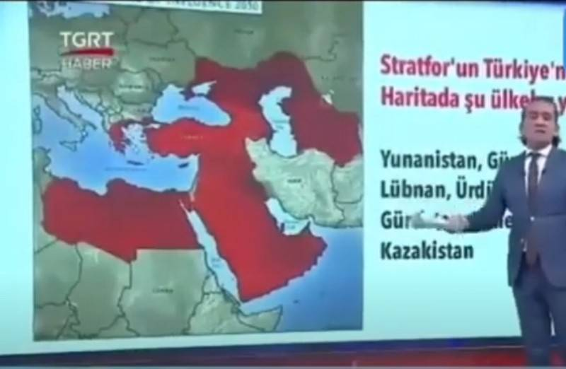 Карта влияния Турции