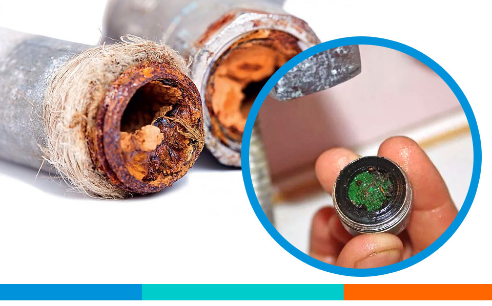 Ржавчина в горячей воде