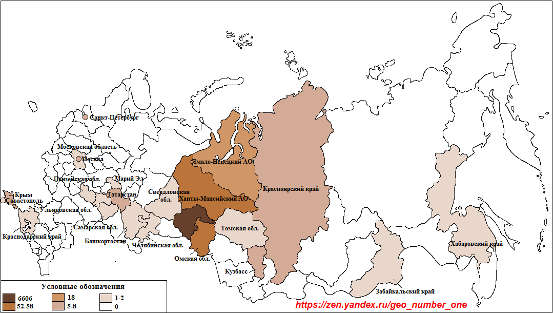 Сибирские татары карта проживания.