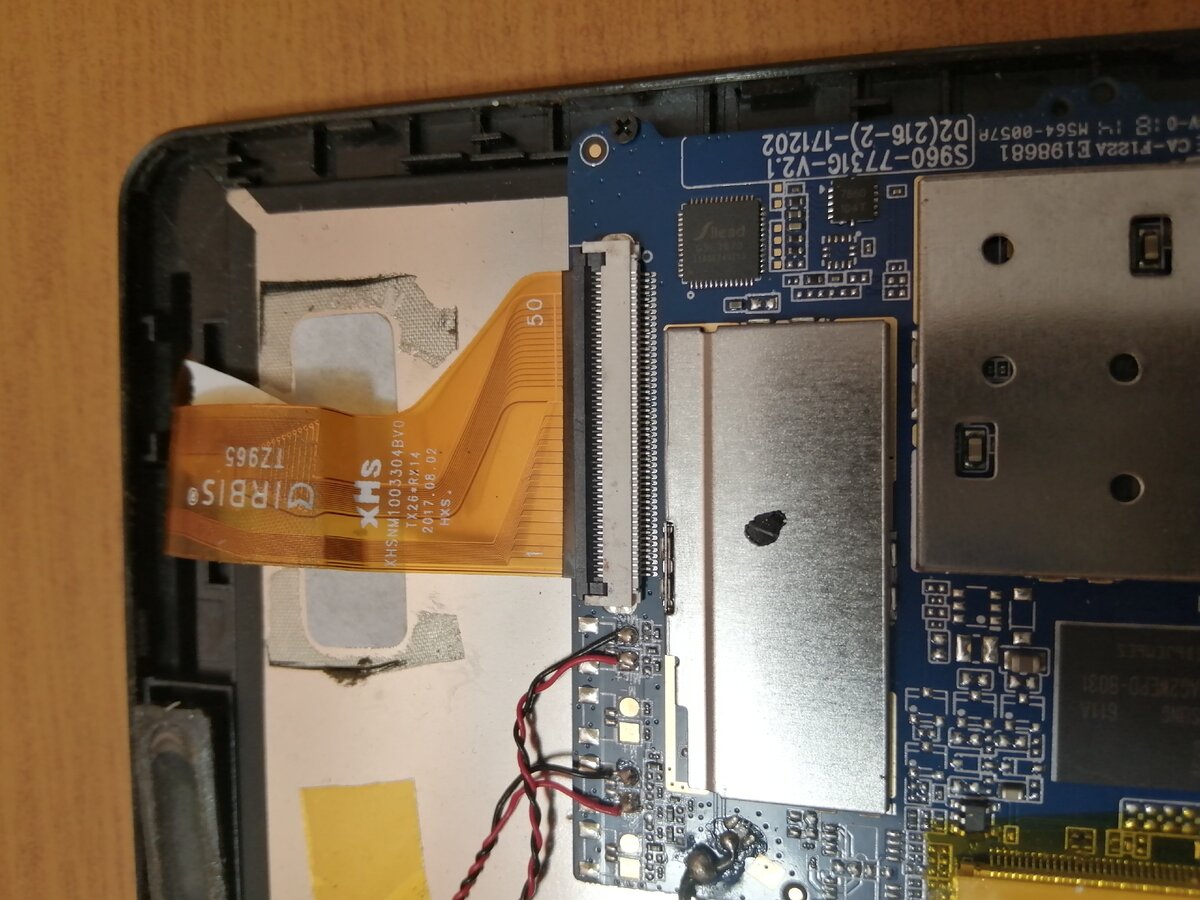 Простейший способ замены разбитого тачскрина на планшете IRBIS TZ 965