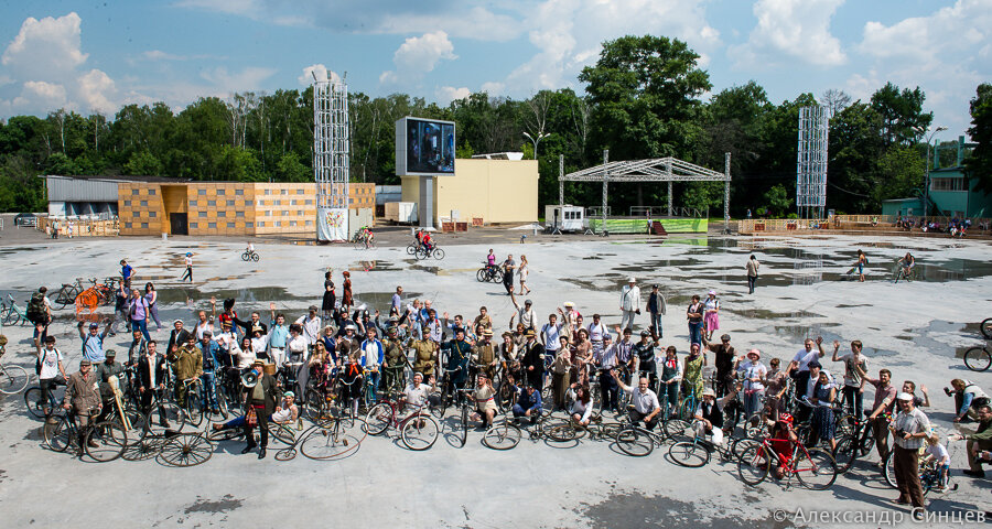 1-й Исторический Велопробег. 2013 год, Москва. Фото Александра Синцева.