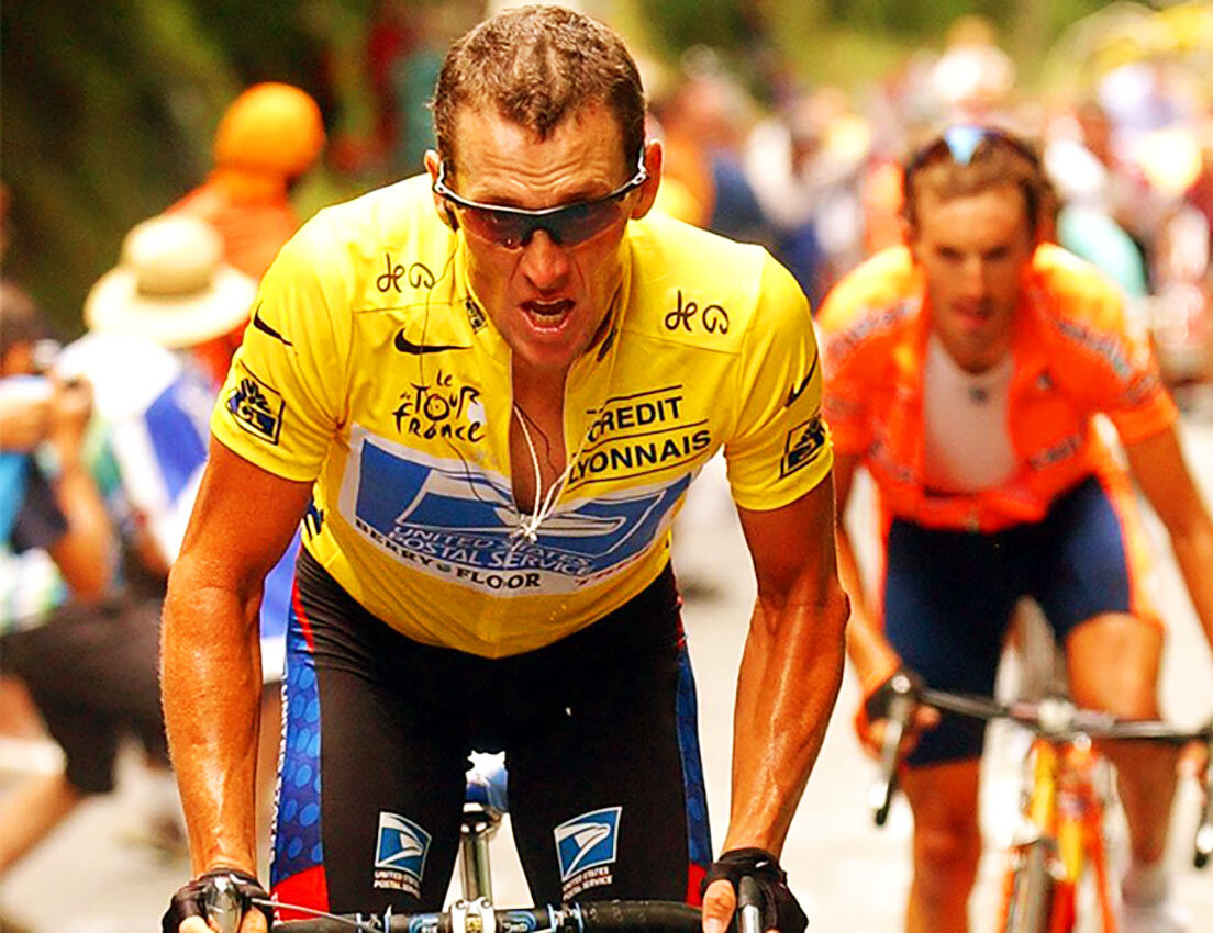 Лэнс Армстронг, семикратный победитель Тур Де Франс в жёлтой майке. фото из открытых источников.