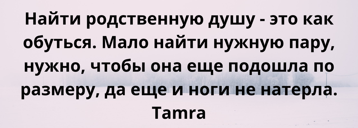 Родственная душа, цитата. 