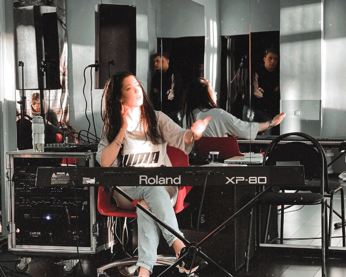 В процессе работы