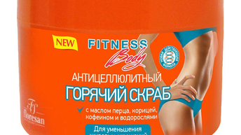 Floresan горячий скраб: Реально горячий!!! fitness body антицеллюлитный.