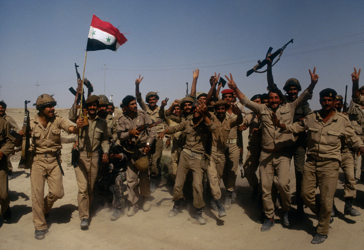 Почему иран начал войну. Армия Ирака в ирано иракской войне. Иракская армия Саддама Хусейна 1991.