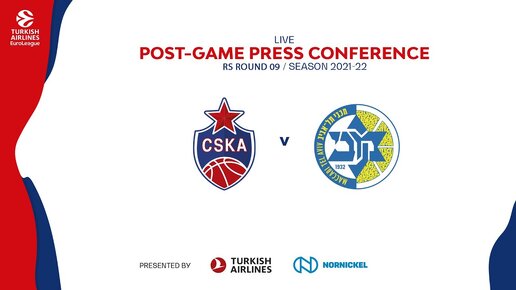 EuroLeague. CSKA vs Maccabi Playtika. Post game