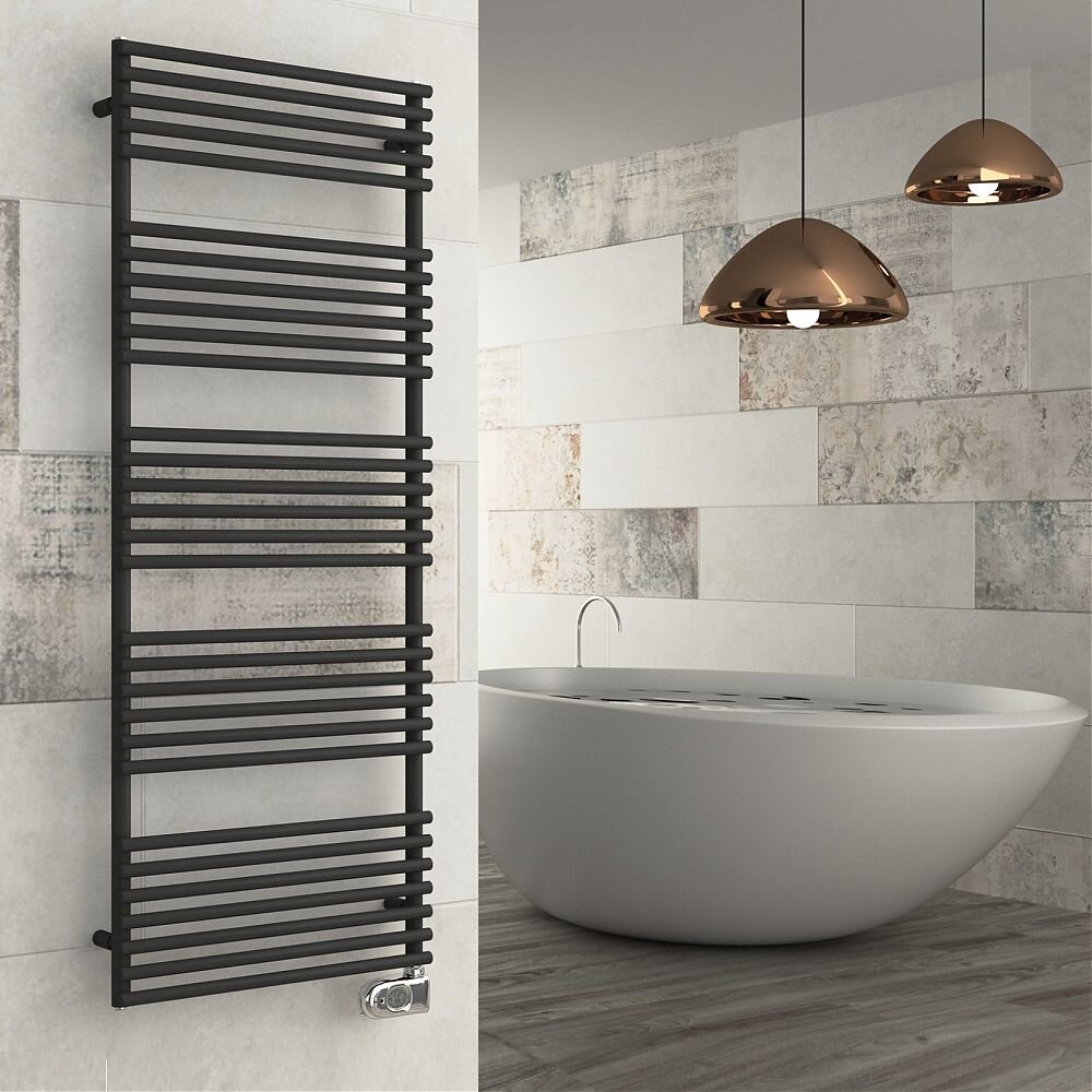 Полотенцесушитель Cordivari Gloria22 Electric 580х1150 черный матовый