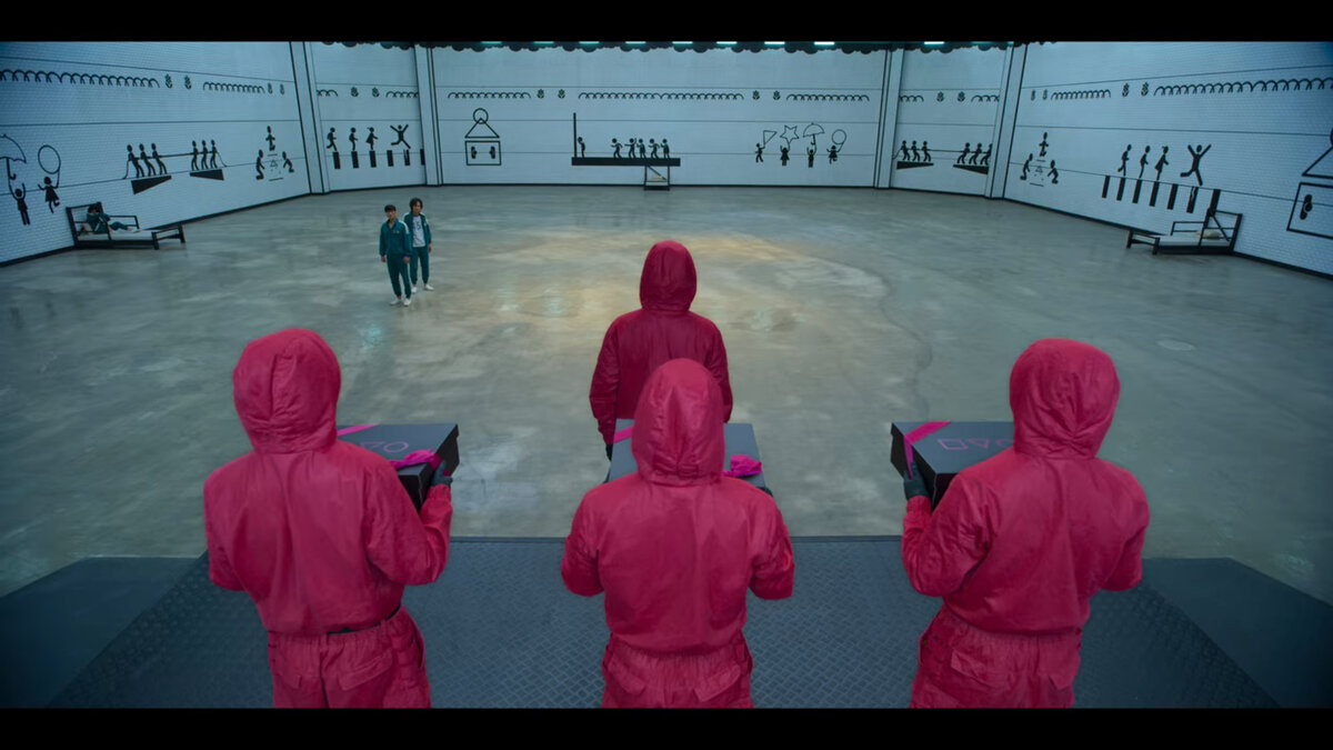 Сериал "Игра в кальмара" 2021 год 