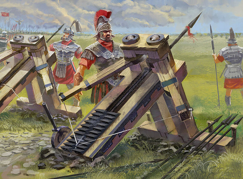 Осадные орудия римлян