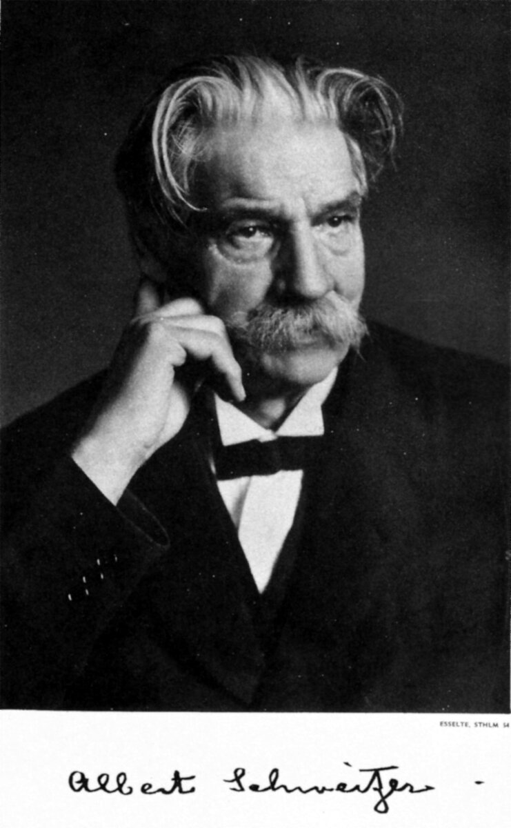 Albert Schweitzer (14 января 1875, Кайзерсберг, Верхний Эльзас — 4 сентября 1965, Ламбарене)