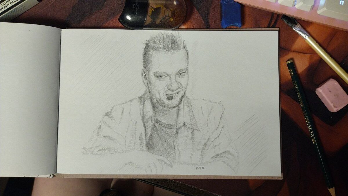 Кого смотрю, того и рисую...