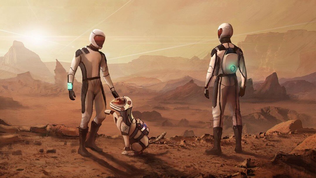 Марс для человека второй дом. Арт. Фото в свободном доступе.