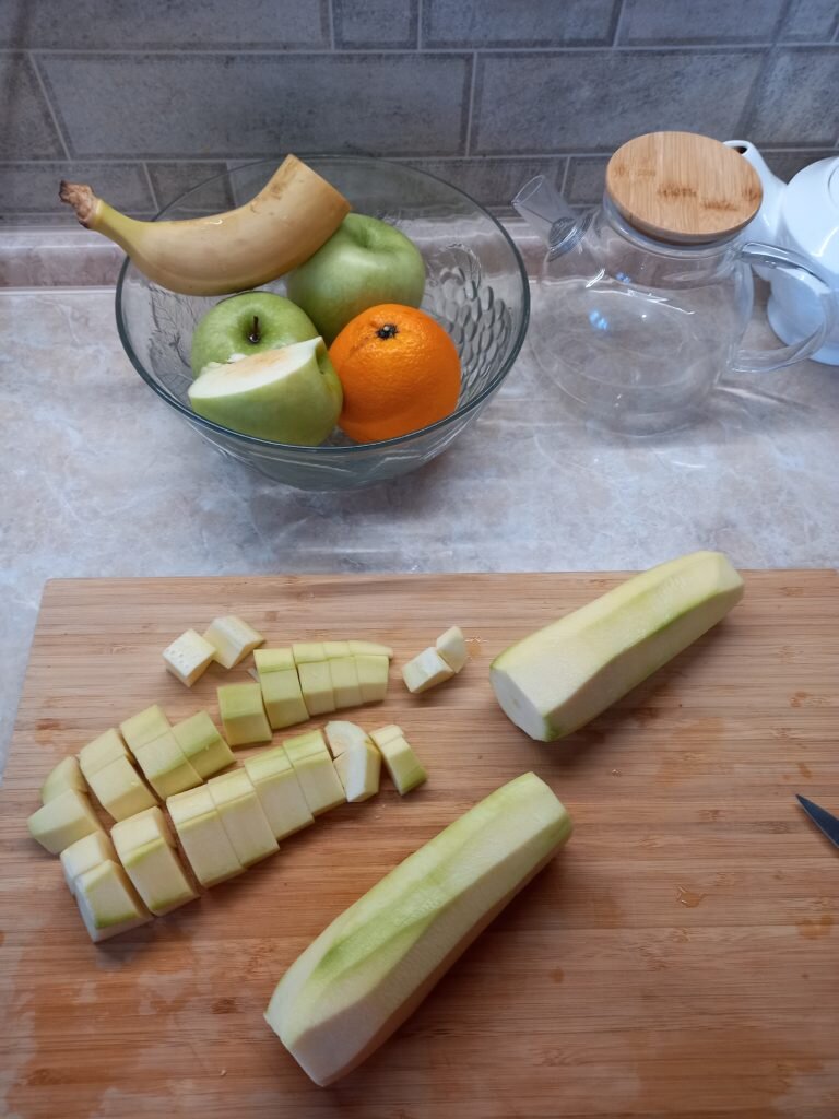 Подготовка кабачков к хранению в морозилке